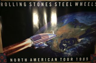 The Rolling Stones 1989 Steel Wheels Tour Poster Special