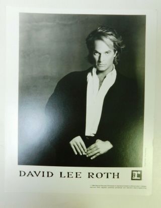 David Lee Roth - Press Photo - Matte 8x10 - 1994 Van Halen