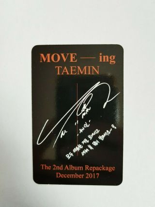 K - POP SHINee Taemin 2nd Repackage Album 