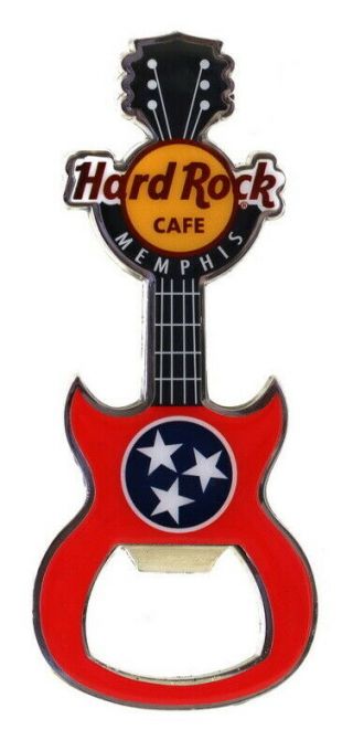 Hard Rock Cafe Memphis State Flag Magnet Bottle Opener