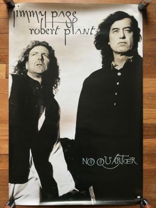 Jimmy Page / Robert Plant No Quarter Rare Promo Poster 1994