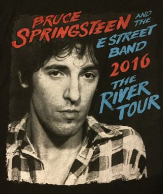 Bruce Springsteen The River Tour Shirt 2x 2016 E Street Band