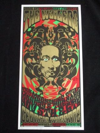 2001 Rock Roll Concert Poster The Wailers Jeff Wood S/n Lt - 225 Bob Marley