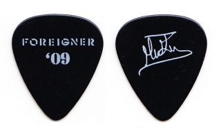 Foreigner Mick Jones Signature Black Guitar Pick - 2009 Tour