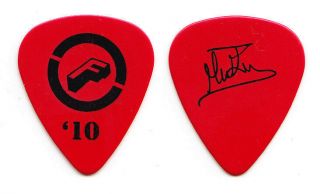 Foreigner Mick Jones Signature Red Guitar Pick - 2010 Tour
