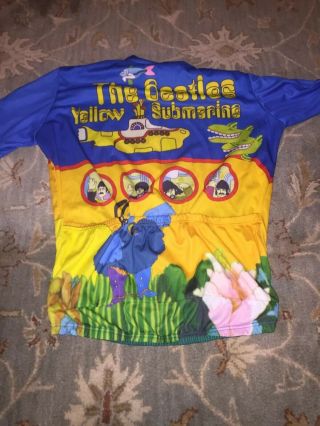Beatles Yellow Submarine Cycling Jersey Xl
