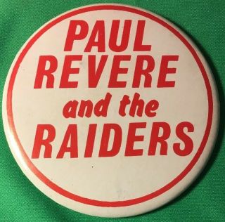 Paul Revere and the Raiders Concert Souviner Button (1967) 2