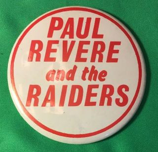 Paul Revere and the Raiders Concert Souviner Button (1967) 3