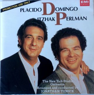 Placido Domingo & Itzhak Perlman " Danny Boy " Ultra - Rare Japanese Promo Only Cd