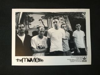 The Movielife 5x7 Promo Photo Revelation Records This Time Next Year Era 2000