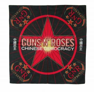 Guns N Roses Chinese Democracy Bandana Official Axl Rose Slash Band
