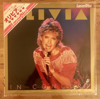 Olivia Newton John In Concert 1982 Physical Tour Japan Laserdisc No Promo Dvd