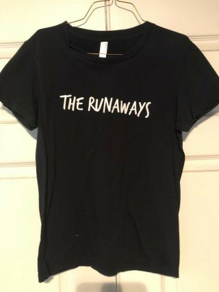 The Runaways Ladies Large Vintage Concert Tour T Shirt Joan Jett Punk Rock