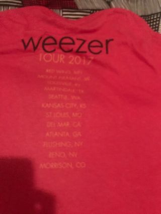 Weezer band 2017 Size 3XL tour concert t shirt without tags NWOT 5
