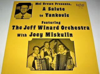 Jeff Winard & Joey Miskulin Polka Record Lp " With Pleasure " Polka Lp