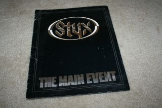 Vintage 1978 Styx The Main Event Official Concert Tour Program - C915