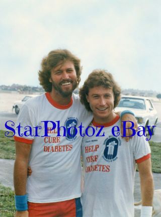 Rare Classic 5x7 Enlargement Barry & Andy Gibb