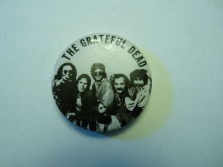 Vintage The Grateful Dead Group Photo 1.  75 " Lapel Pin Jerry Garcia