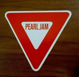 Pearl Jam 1998 Sticker Yield