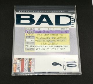 Bad Company 10 From 6 Cd & 1999 Ticket Stub (/ Returns)