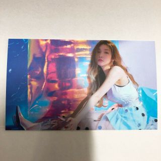 Chungha Official 3rd Mini Album Blooming Blue Broadcasting Photocard Girl K - Pop