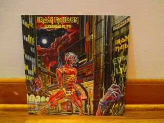 Iron Maiden Somewhere In Time Promo Only Flat,  12 X 12,  1986 Capital Records