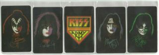 Kiss - Set Of All Five Phone Cards From 1996 - Solo Albums And Kiss Army