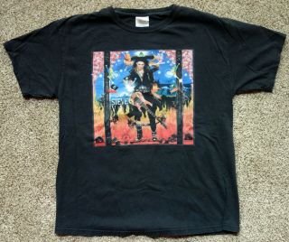 Vintage Steve Vai 1990 Passion And Warfare Shirt Large Guitar Heavy Metal