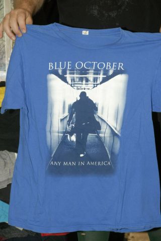 Blue October Any Man In America T Shirt Xl Nm - Shoegaze Dream Pop