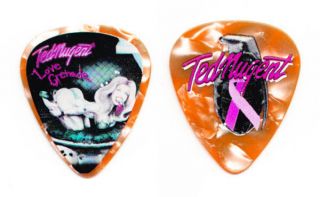 Ted Nugent Love Grenade Guitar Pick 2007 Tour