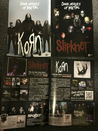 Slipknot The Nothing Japan 2019 Flyer Mini - Poster Korn We Are Not Your Kind