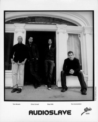 Music Ephemera,  Audioslave,  Chris Cornell,  Three Promotional Photographs,  Cool