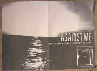 Against Me " Searching For A Former Clarity " Poster Hot Water Music Rise Nofx