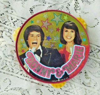 Vintage 1977 Donny And Marie Osmond Toy Tambourine