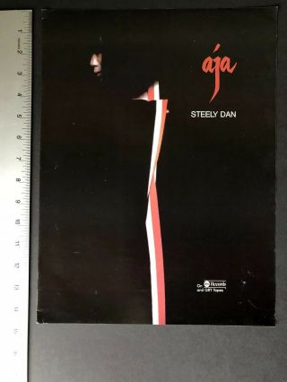 Steely Dan Rare 1977 11x14.  5” Promo Ad For Album Release Of “aja” Ad