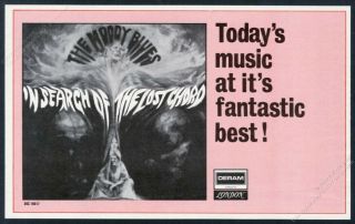1966 The Moody Blues In Search Of The Lost Child Album Release Trade Print Ad