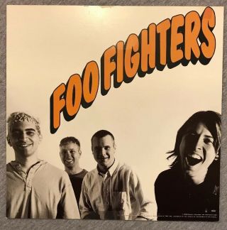 Foo Fighters Promo Album Flat Wall Window Display Poster Dave Grohl