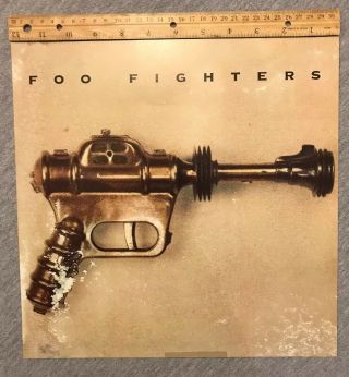 Foo Fighters Promo Album Flat wall window Display poster Dave Grohl 2