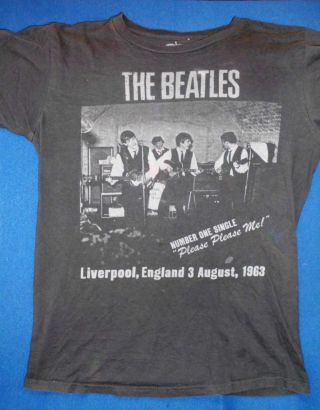 Beatles T Shirt Please Please Me 1963 Men 