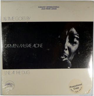 Carmen Mcrae Alone - As Time Goes By - Live At The Dug - Catalyst Lp