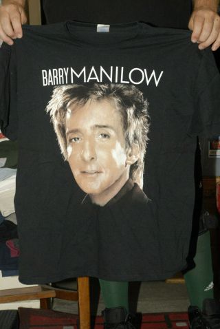 Barry Manilow Tour T Shirt 2015 Xl Mint - Piano Pop Easy Listening 1970 
