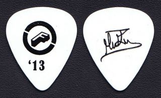 Foreigner Mick Jones Signature White Guitar Pick - 2013 Tour