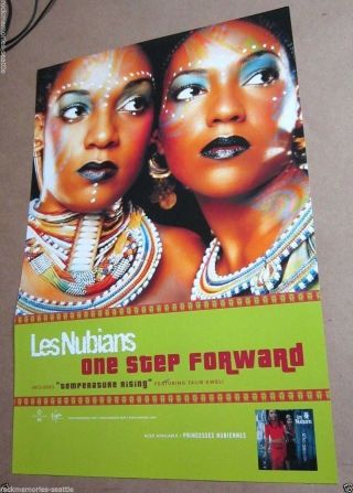 Les Nubians 2003 Org Two - Sided Promo Album Flat Poster One Step Forward