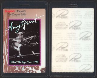 Amy Grant Laminated Perri Backstage Pass From The Behind The Eyes Tour