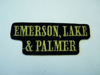 Emerson Lake & Palmer 5 " Embroidered Patch Prog Rock Band 1992