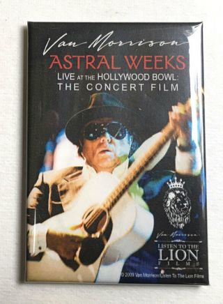 Van Morrison Official Magnet 2008 Astral Weeks Live Hollywood Bowl Concert Film