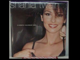 Shania Twain Calendar 2001 In Shrink Back Issue