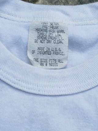 1996 Cyndi Lauper Concert Shirt One size Fits all Lips 4