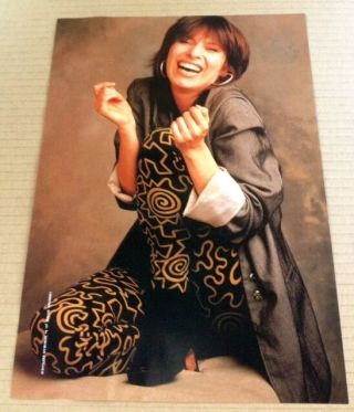 1990 The Pretenders Chrissie Japan Mag Photo Pinup Mini Poster Picture / P09r