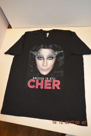 Cher Concert T - Shirt 2014 Dressed To Kill Tour